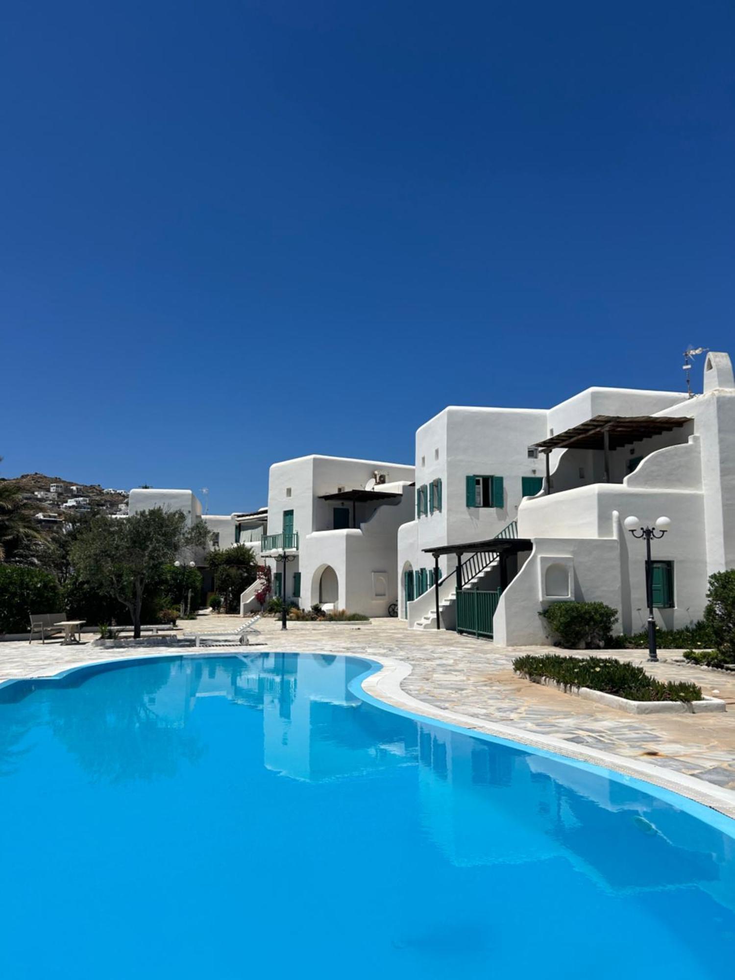 Luxury House With Swimming Pool In Ornos Mykonos Villa Buitenkant foto